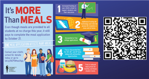 2022 SNP Free and Reduced Information and QR Code